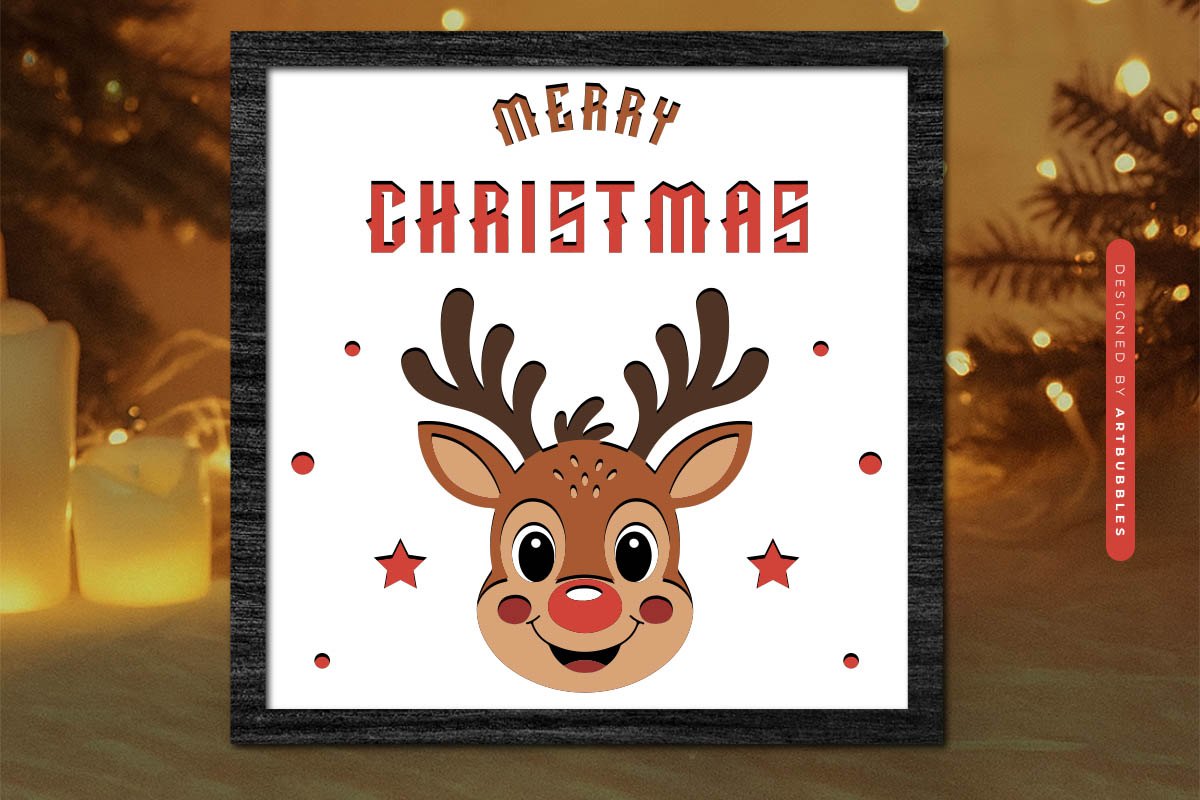 3D Christmas Shadow Box SVG Bundle Image 7.jpg