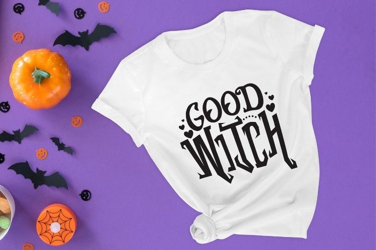 Good Witch - Halloween SVG Vector T-shirt Mockup Image.jpg