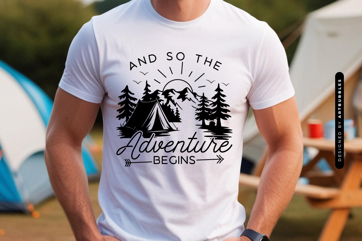 And So The Adventure Begins - Camping SVG PNG