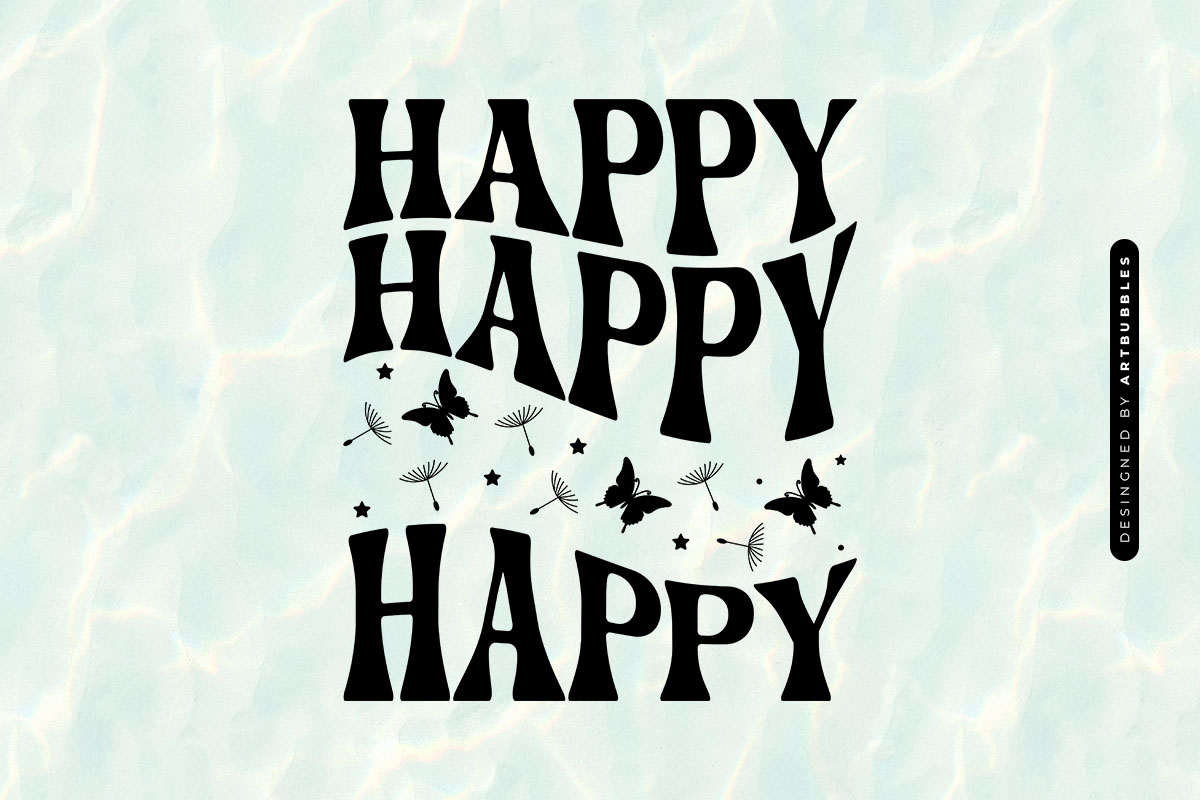 Happy - Dandelion Seed SVG File Image.jpg