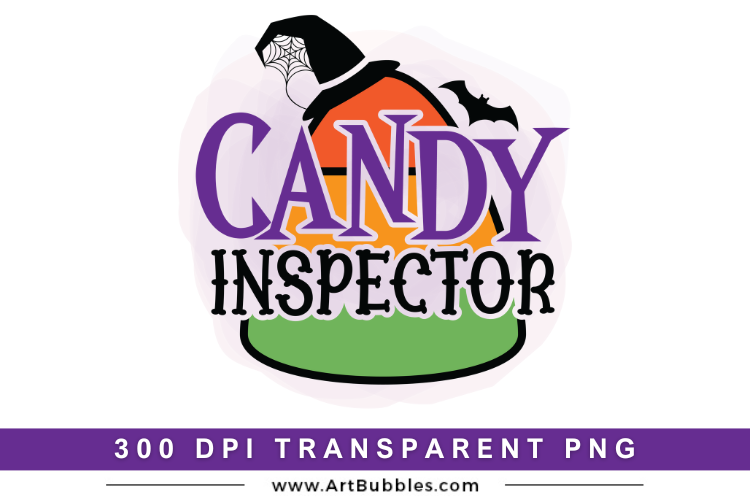 Candy Inspector, Halloween PNG Sublimation
