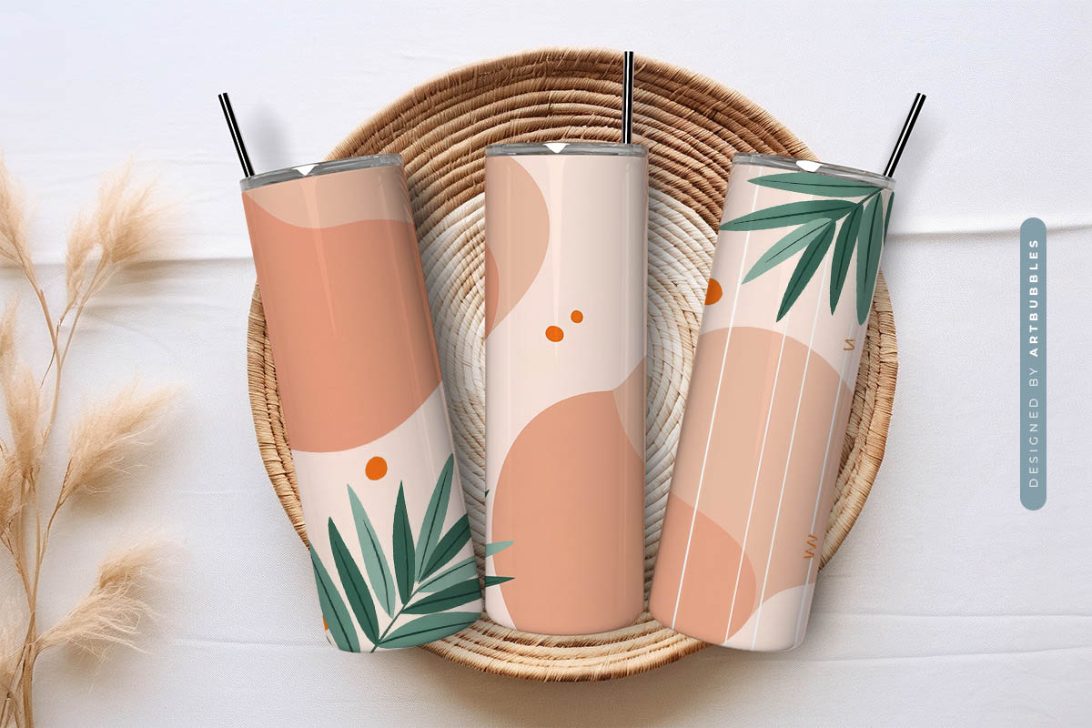 Boho Sublimation Wrap for Straight and Tapered Tumbler Image 3.jpg