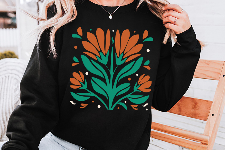Abstract Flower Drawing SVG File Sweatshirt Mockup Image.jpg