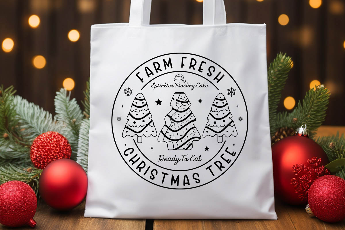 Farm Fresh Christmas Tree SVG Design Tote bag Mockup image.jpg