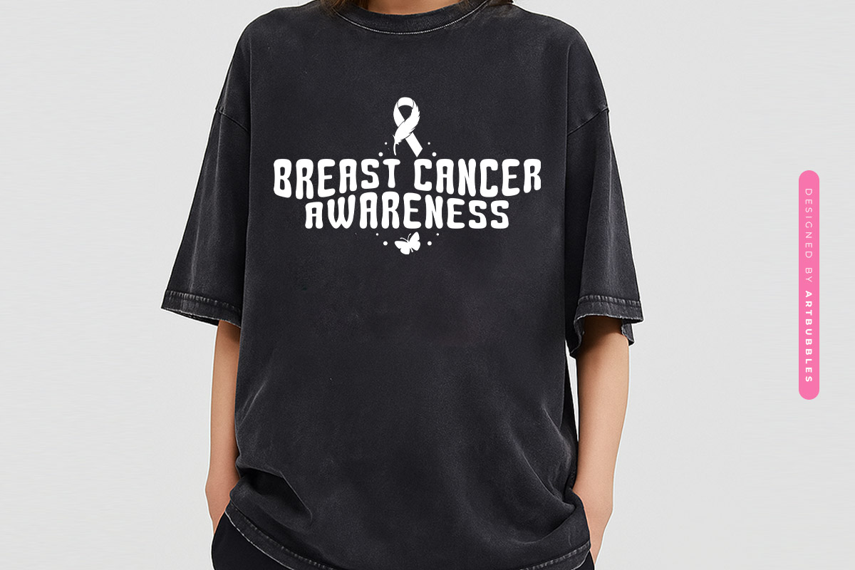Retro Breast Cancer Awareness SVG Cut File T-shirt Mockup Image.jpg