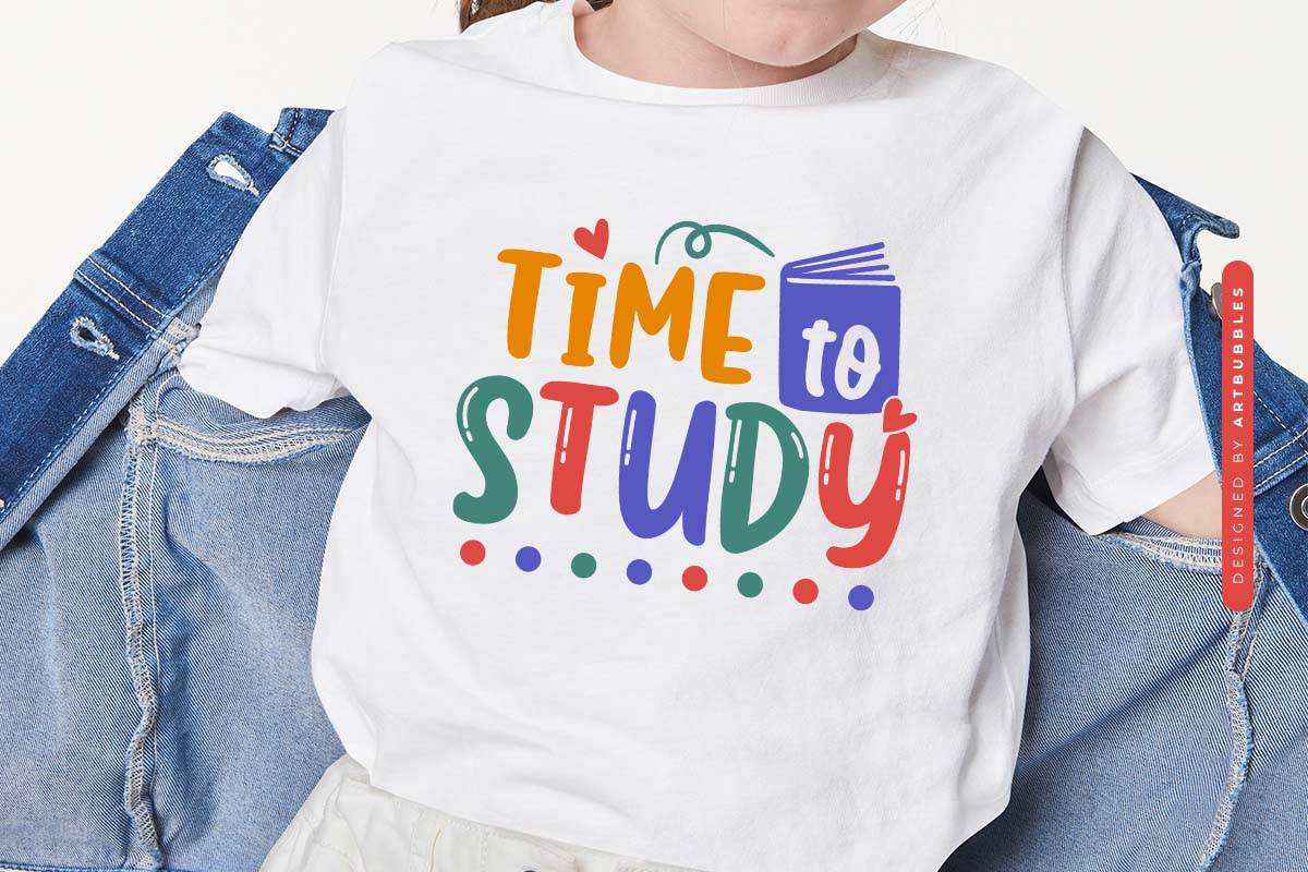 Time to Study - Back To School SVG File