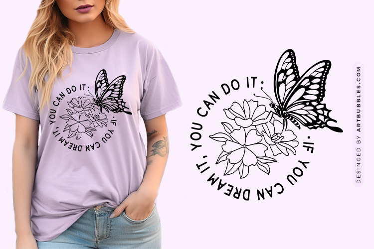 If You Can Dream It - Unique Butterfly SVG Free Image.jpg