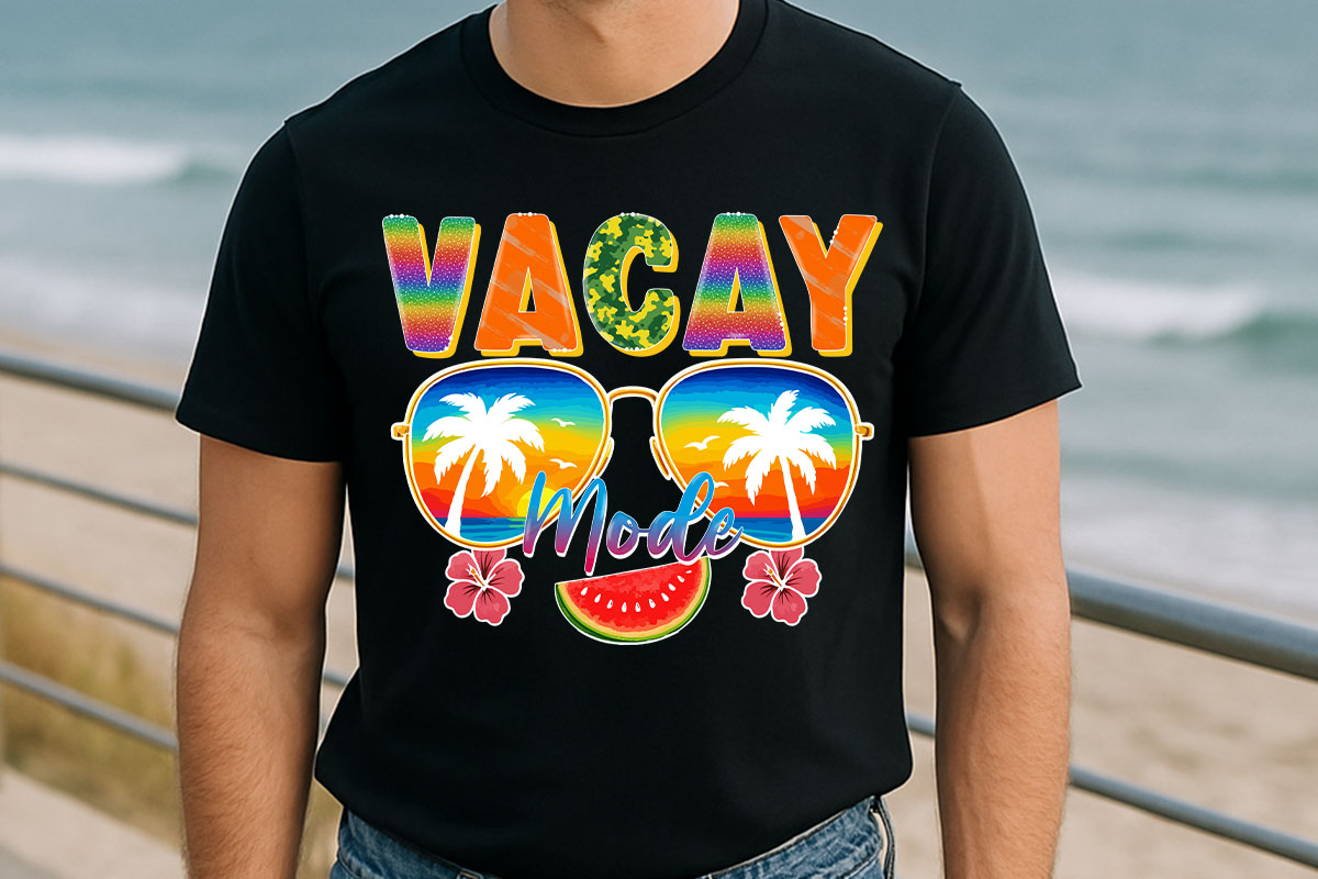 Vacay Mode - Summer Sublimation Print Tshirt Mockup Image.jpg