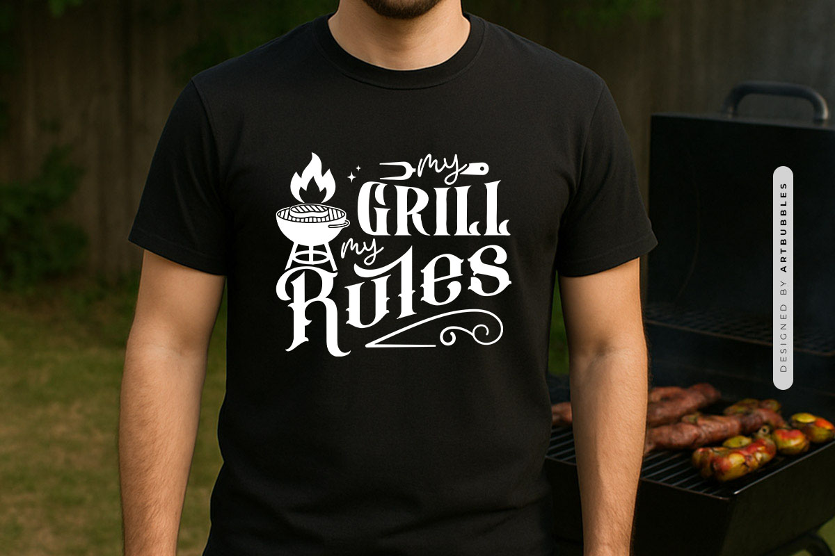 My Grill My Rules SVG Design Tshirt Mockup Image.jpg
