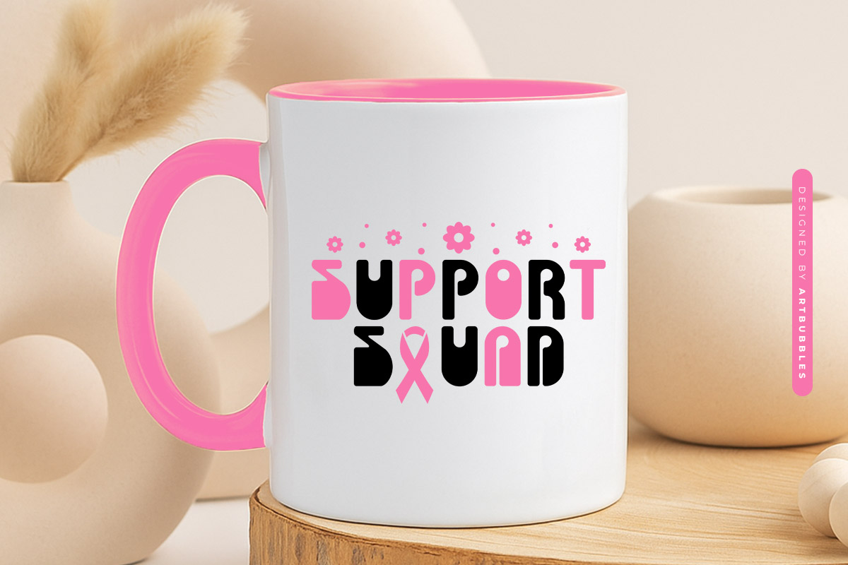 Support Squad - Retro Breast Cancer SVG Mug Mockup Image.jpg