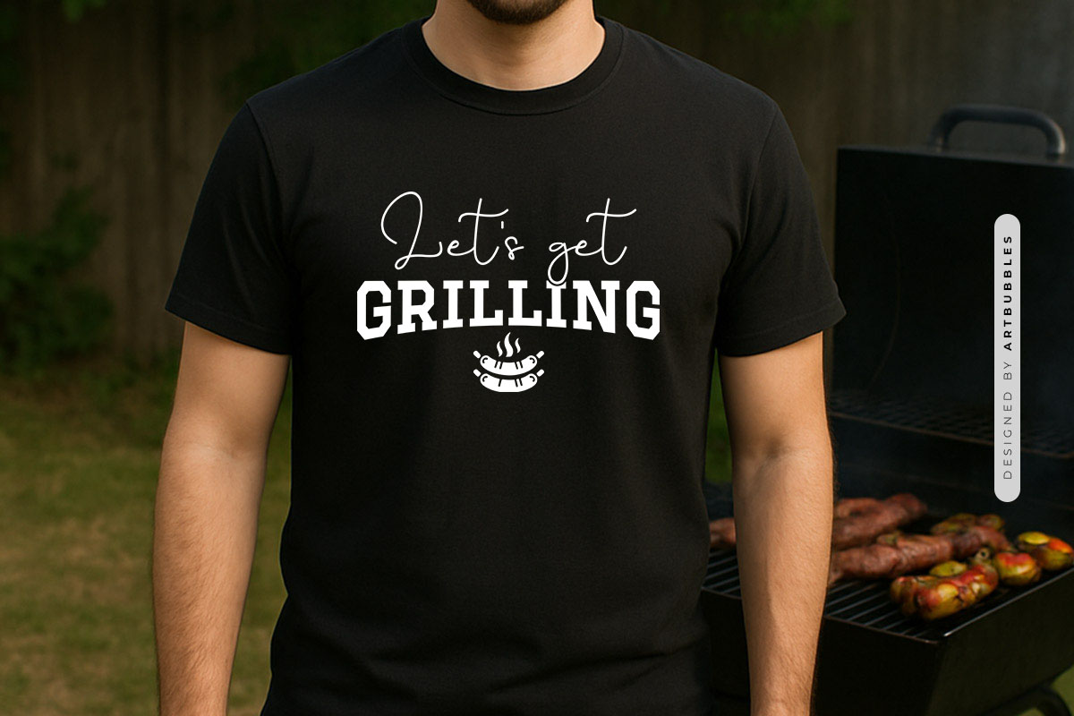 Let's Get Grilling SVG Cricut Tshirt Mockup Image.jpg