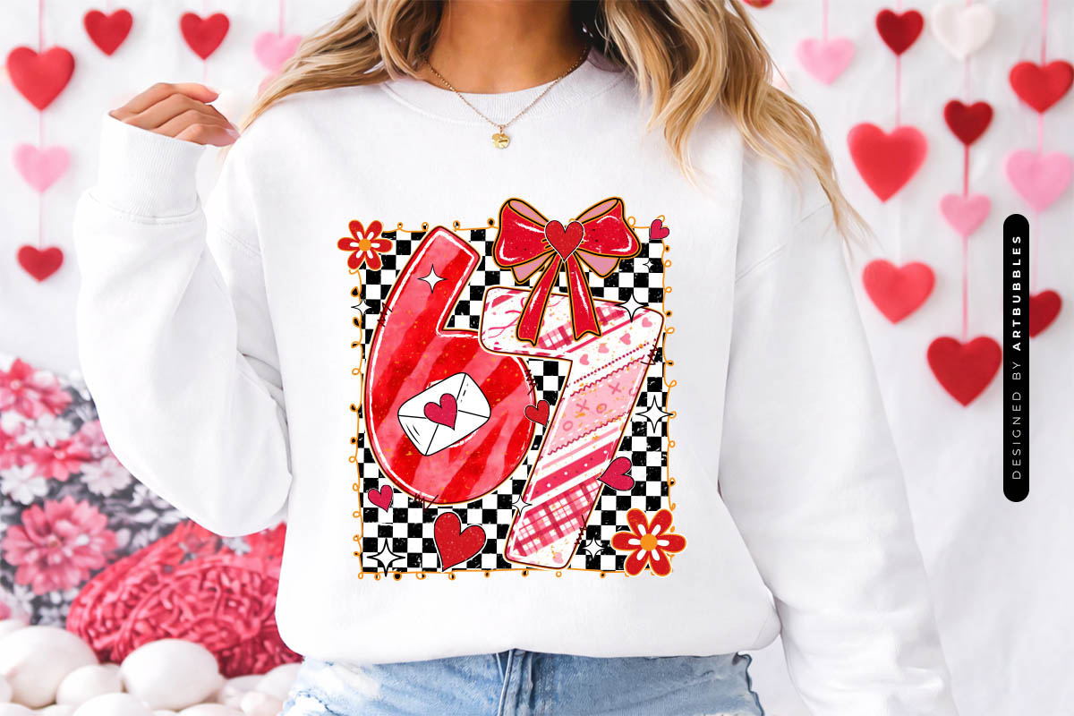 Preppy Valentine's Day 67 Sublimation