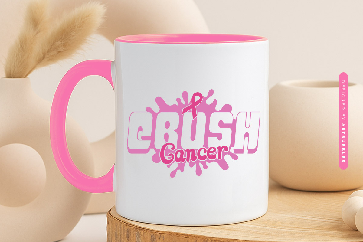 Crush Breast Cancer SVG Retro Mug Mockup Image.jpg