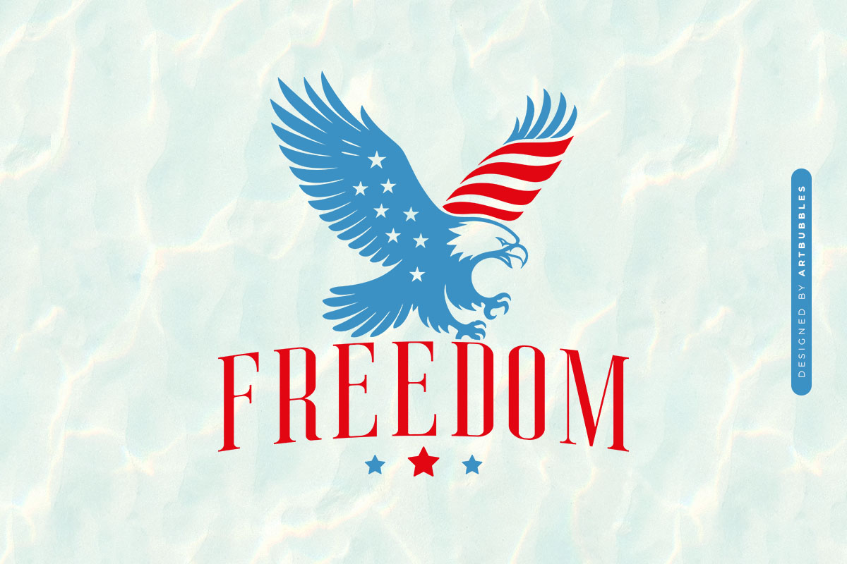 Freedom - Fourth of July SVG Vector Image.jpg