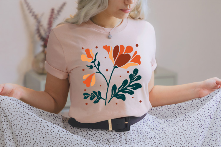 Abstract Botanical Flower SVG Vector Tshirt Mockup Image.jpg