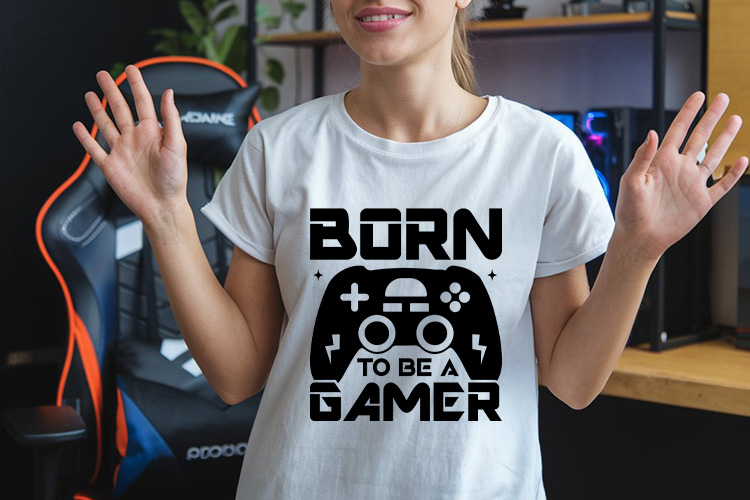 Born to be a Gamer - Gaming SVG Vector Image 2.jpg