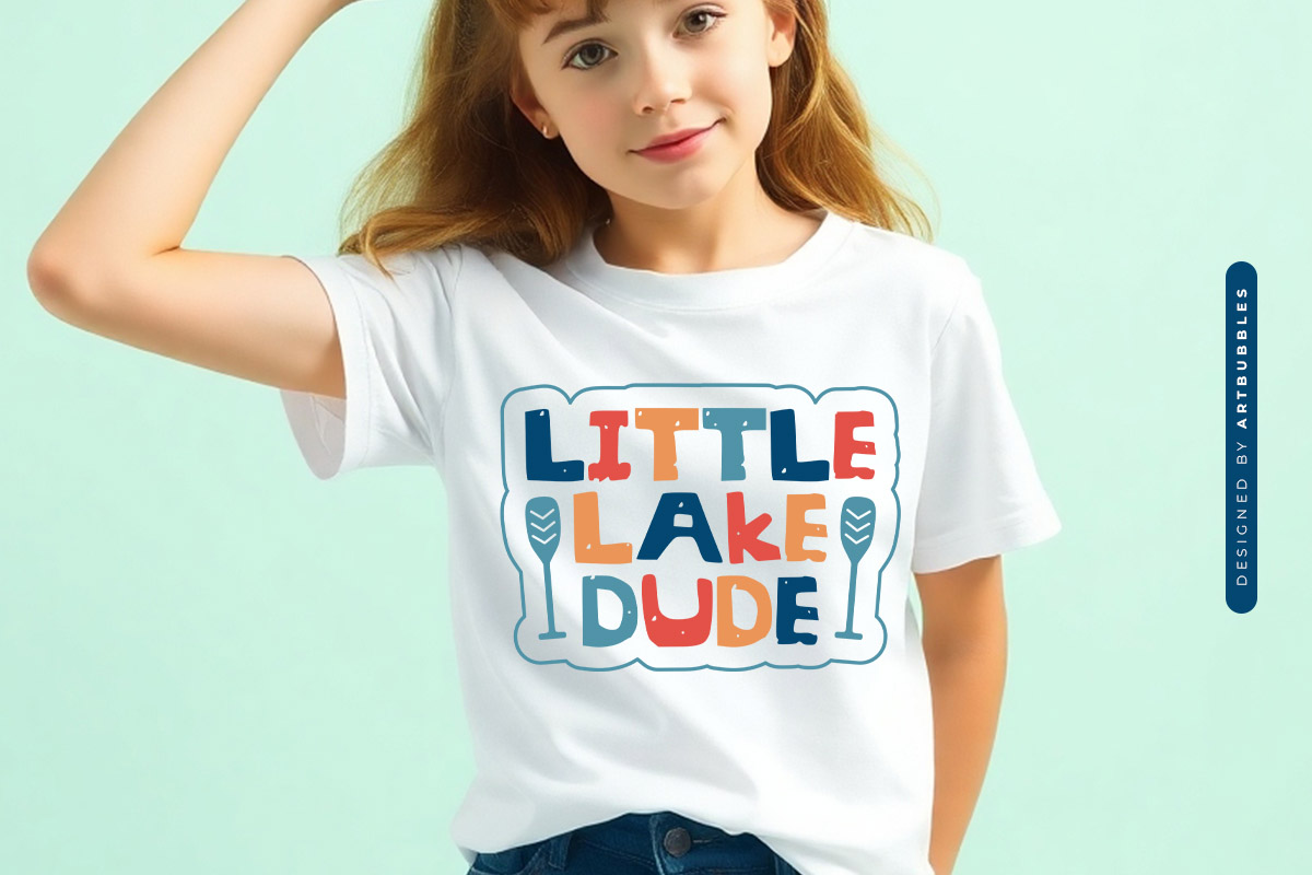 Little Lake Dude Design SVG Tshirt Mockup Image.jpg