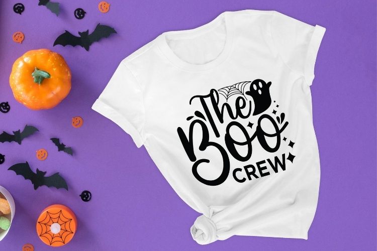 The Boo Crew - Halloween SVG Cut File Shirt Mockup Image.jpg