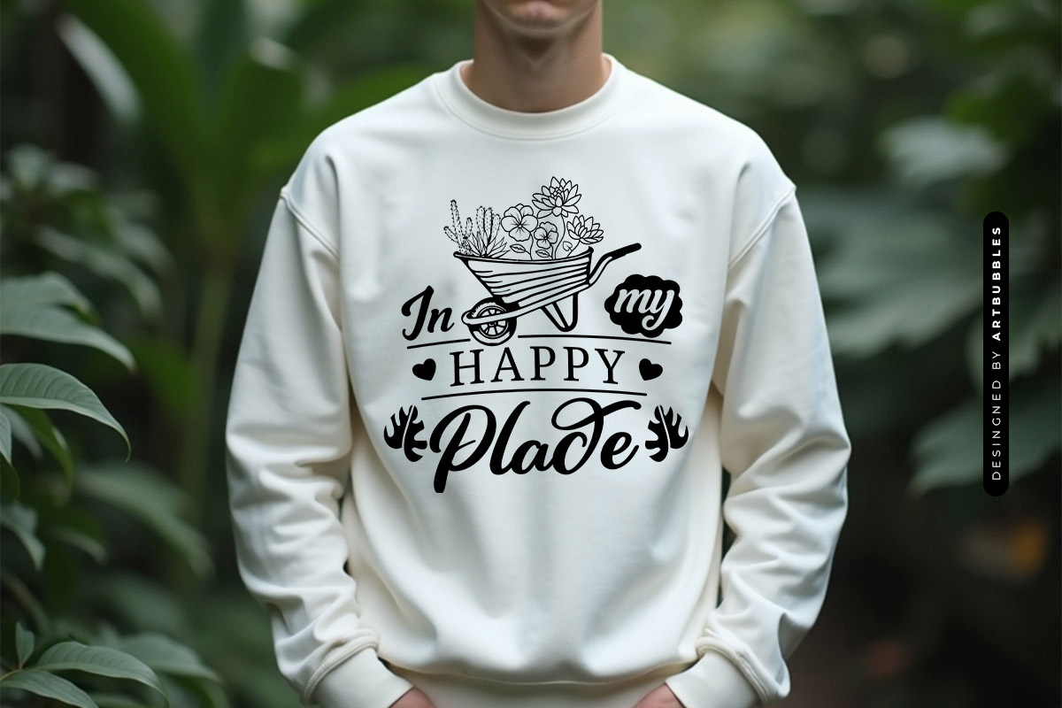In My Happy Place - Plant Quote SVG