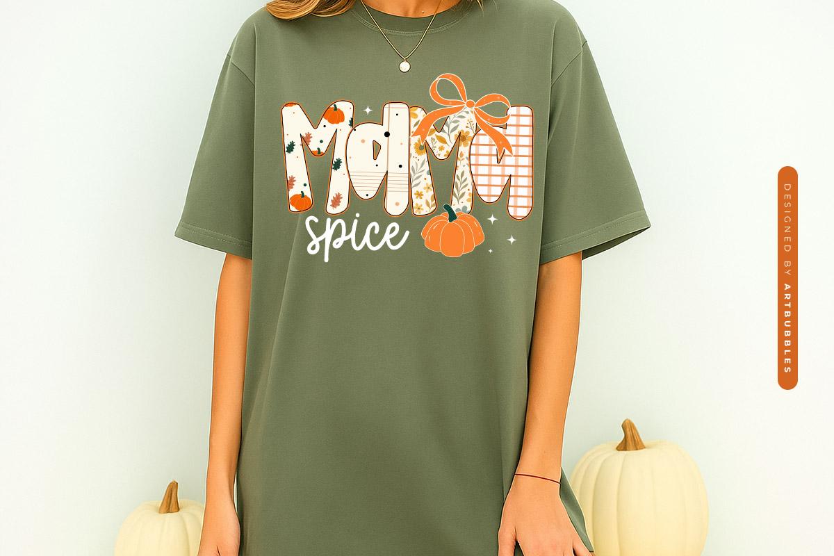 Mama Spice - Coquette Bow Fall Sublimation T-shirt Mockup Image.jpg