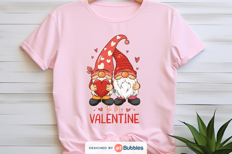 Be My Valentine, Valentine's Day Gnomes, Sublimation Preview 03.jpg