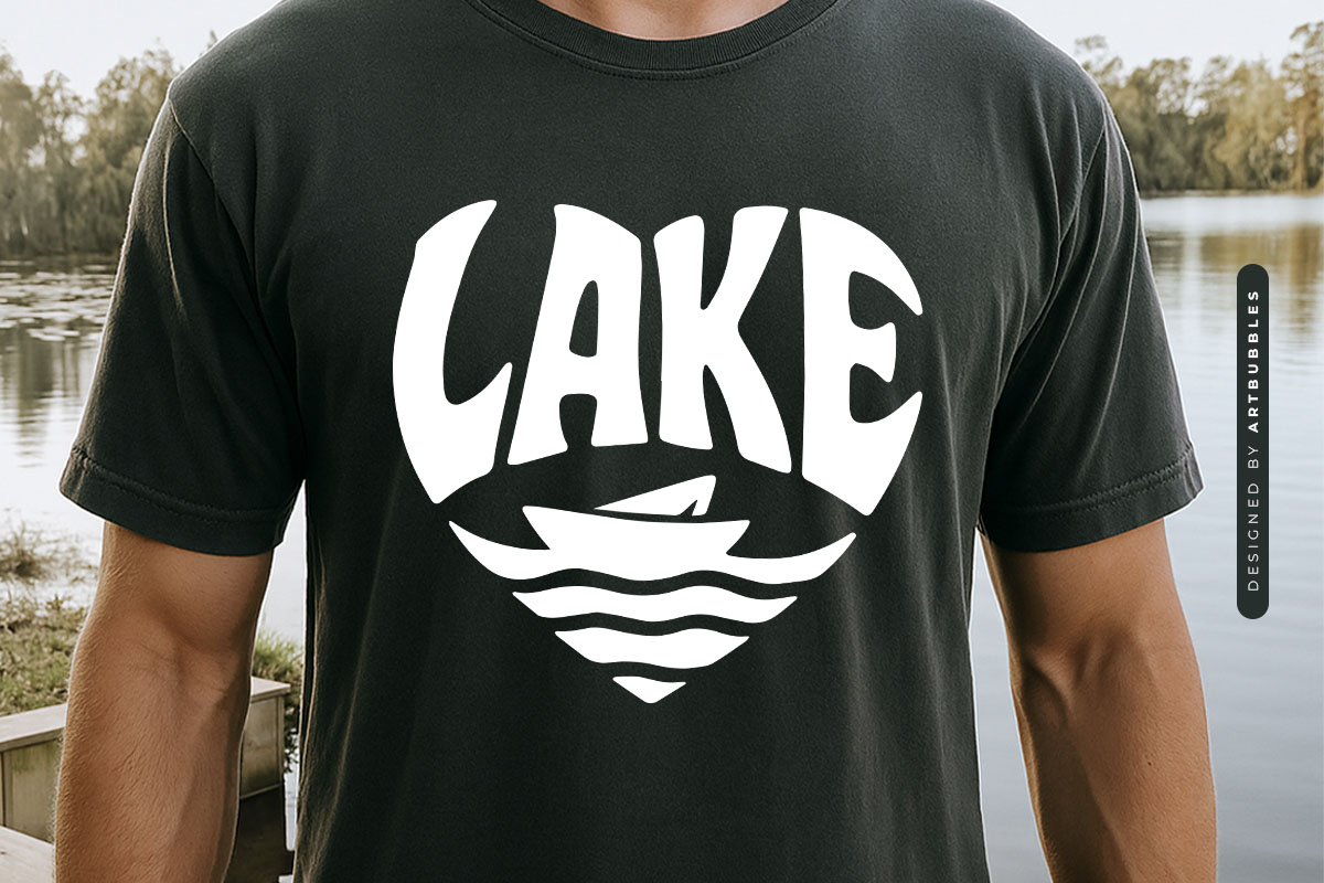 Lake SVG File for Cricut and Silhouette Tshirt Mockup Image.jpg