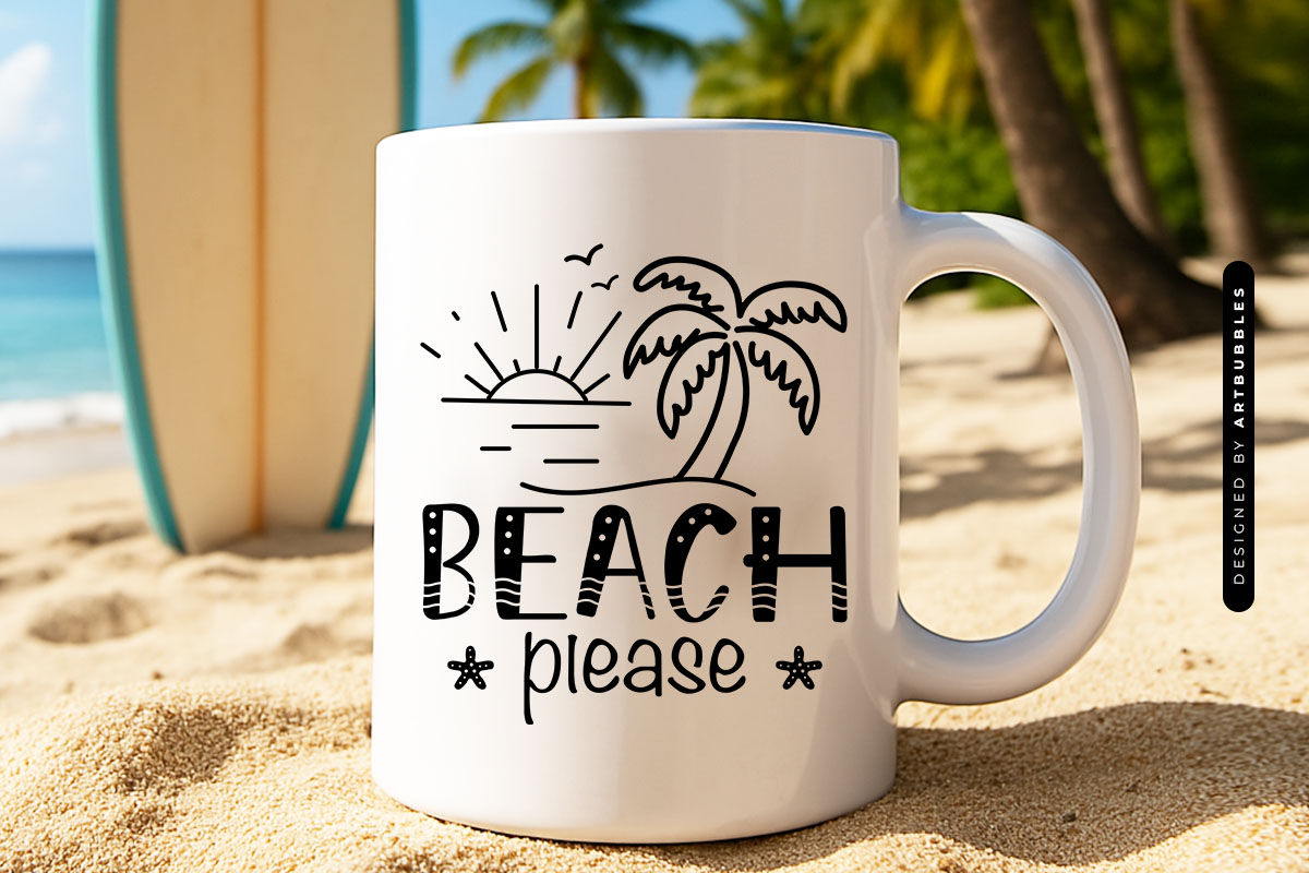 Beach Please - Summer SVG Design Mug Mockup Image.jpg