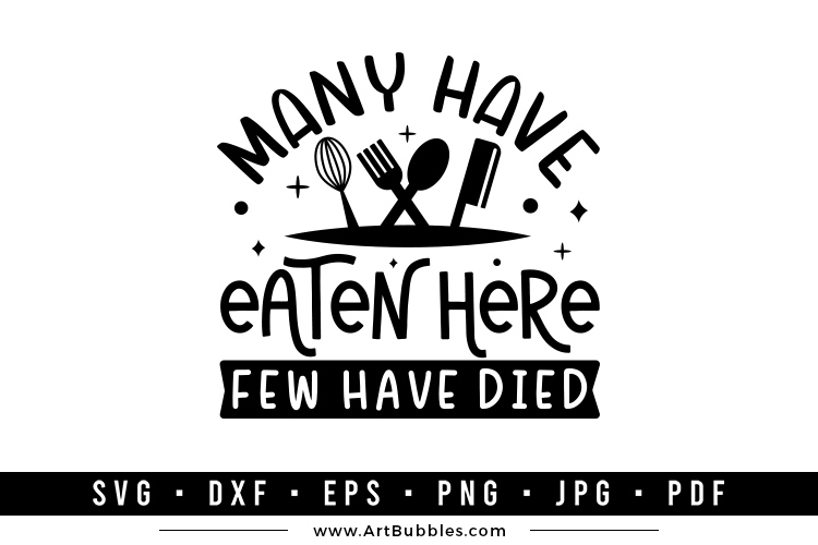 Free Funny Kitchen Quotes SVG File