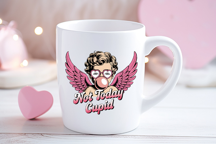 Funny Retro Valentine Sublimation - Not Today Cupid Mug Mockup Image.jpg