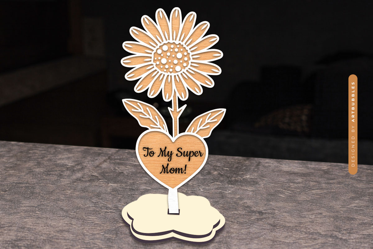 Personalized Mother's Day Stand Flower SVG Image.jpg