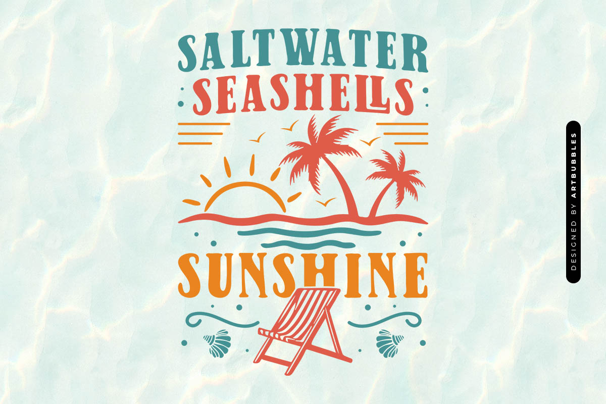 Saltwater Seashells Sunshine - Summer SVG Image.jpg
