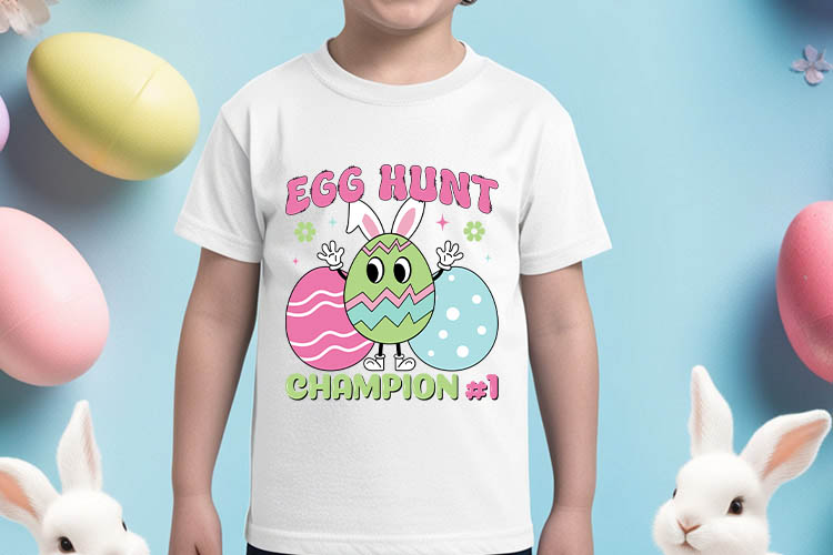 Egg Hunt Champion - Easter PNG Sublimation shirt Mockup Image.jpg