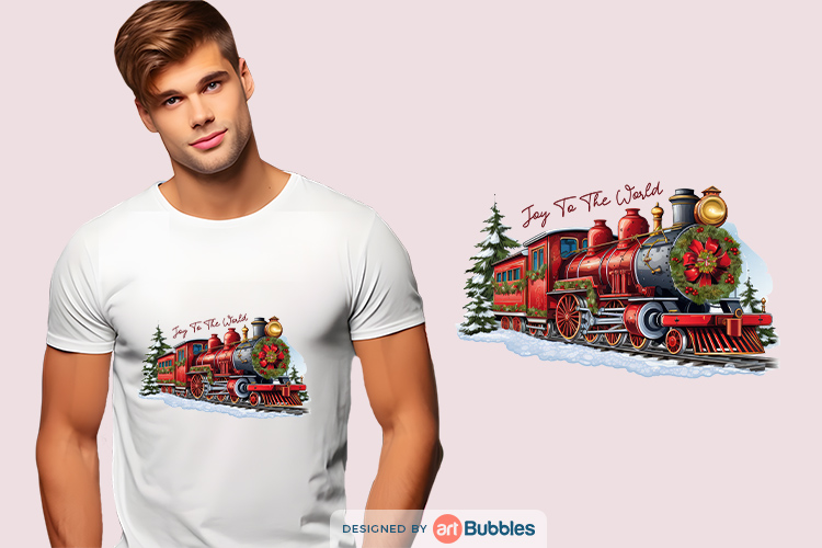 Christmas Sublimation Design, Joy To The World Png