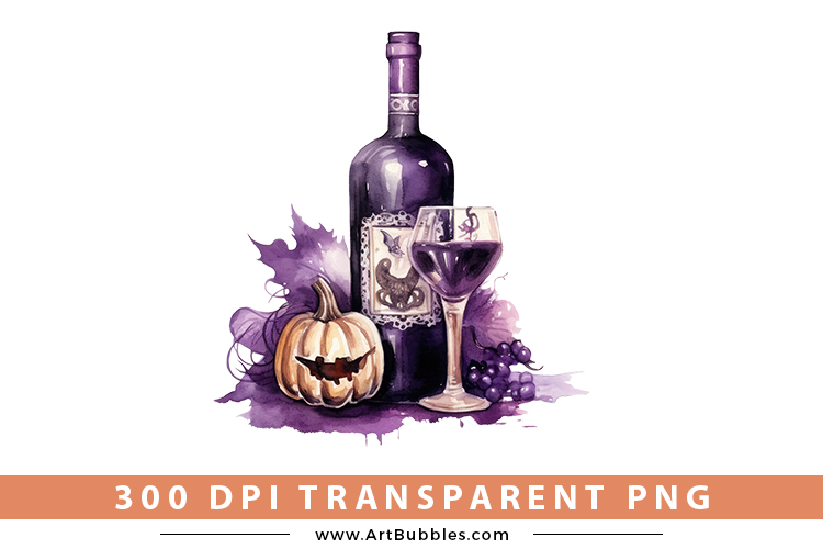 Vintage Halloween Watercolor 6 Preview   01.jpg