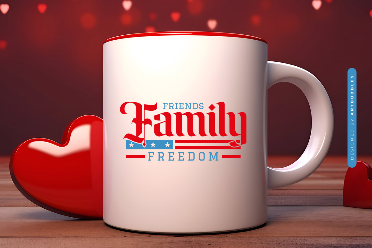 Friends Family Freedom - 4th of July SVG Design Mug Mockup Image.jpg