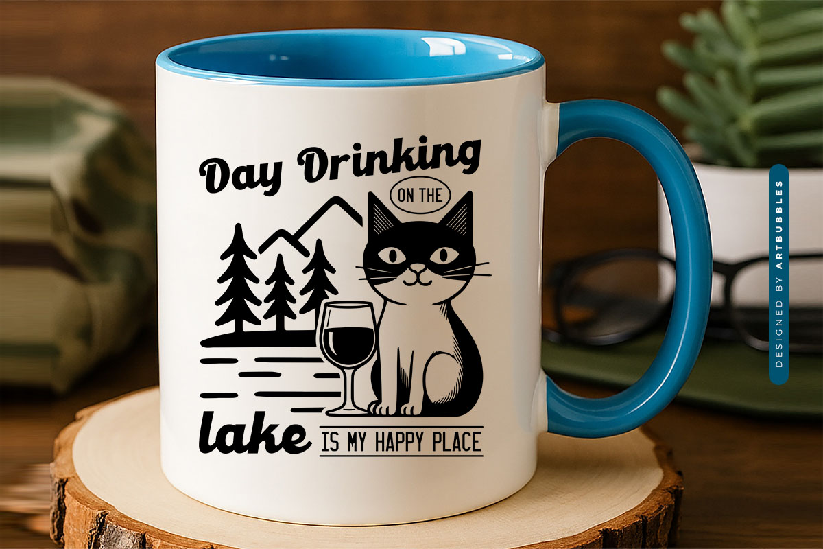 Day Drinking on the Lake is My Happy Place SVG Mug Mockup Image.jpg