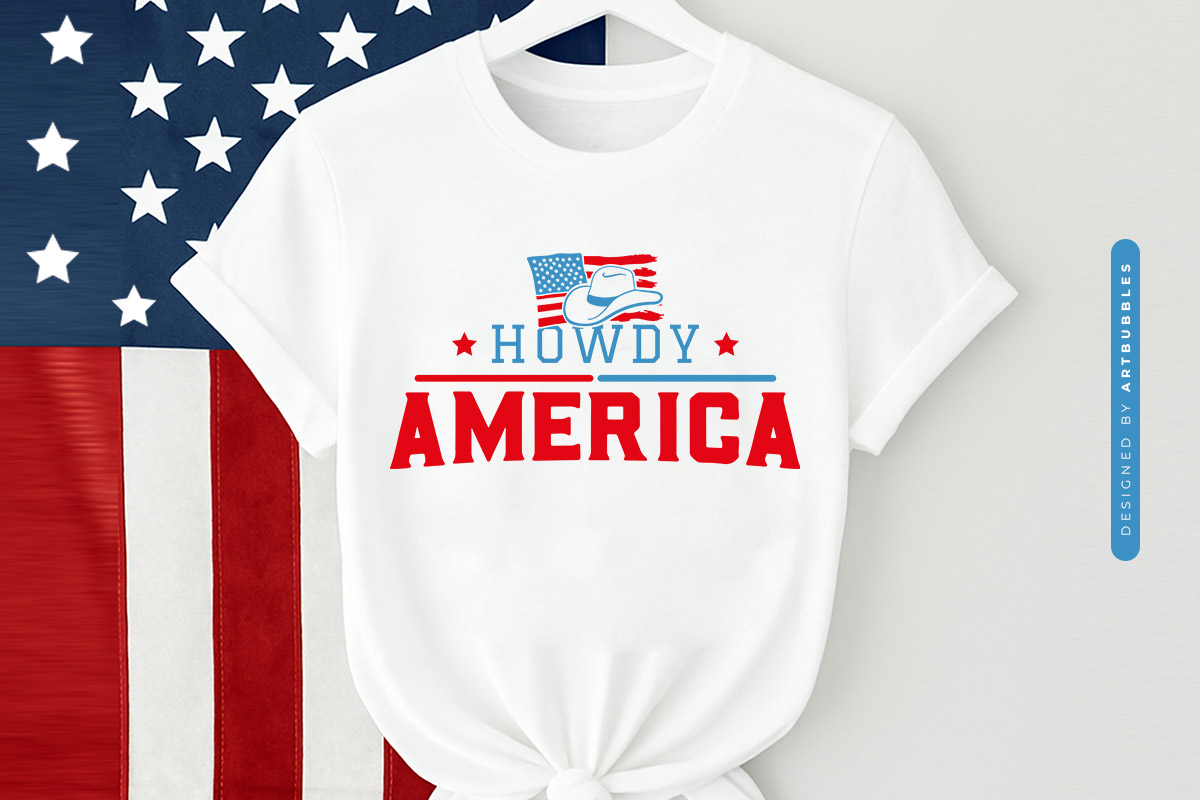 Howdy America - Western 4th of July SVG