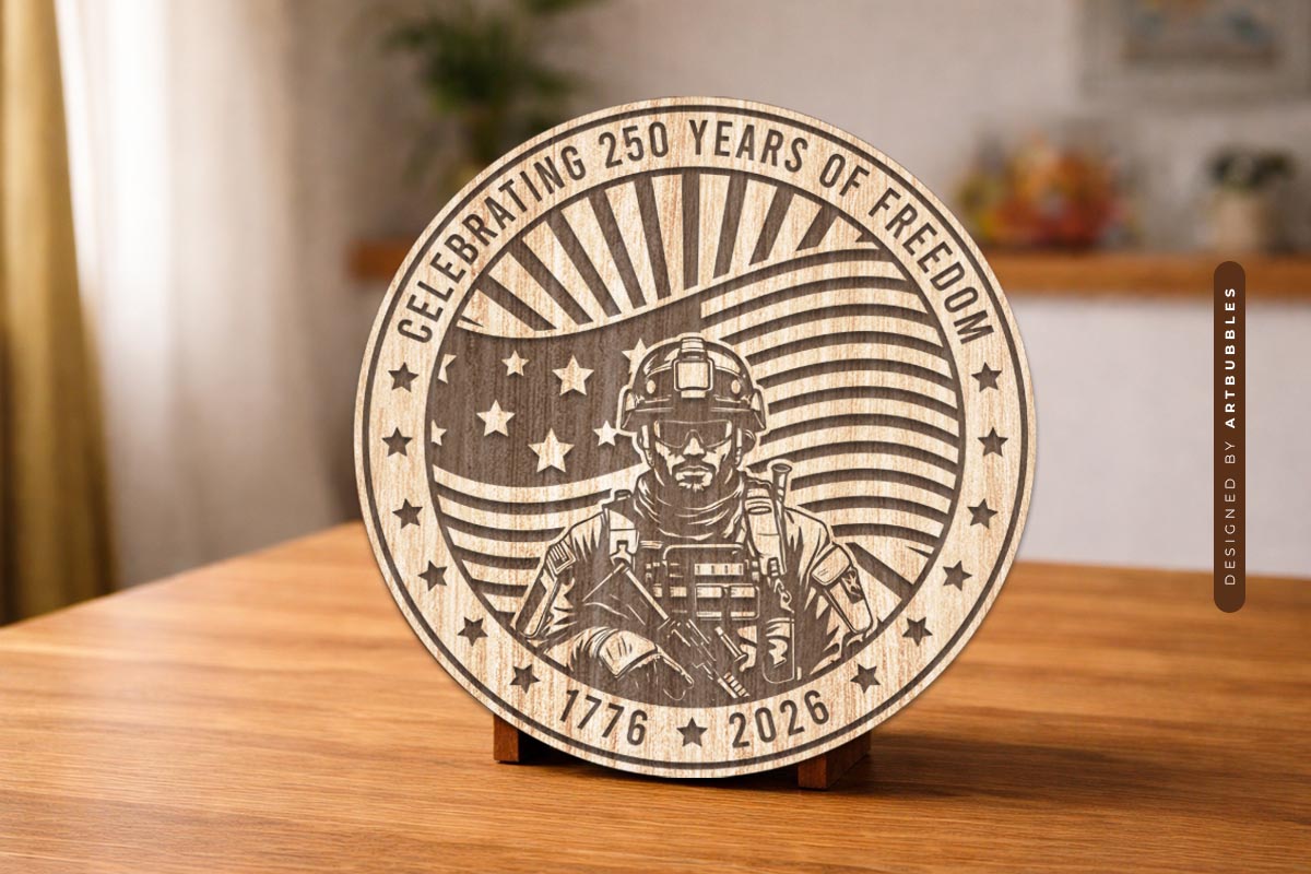 250 Years of America SVG Cut File Image 3.jpg