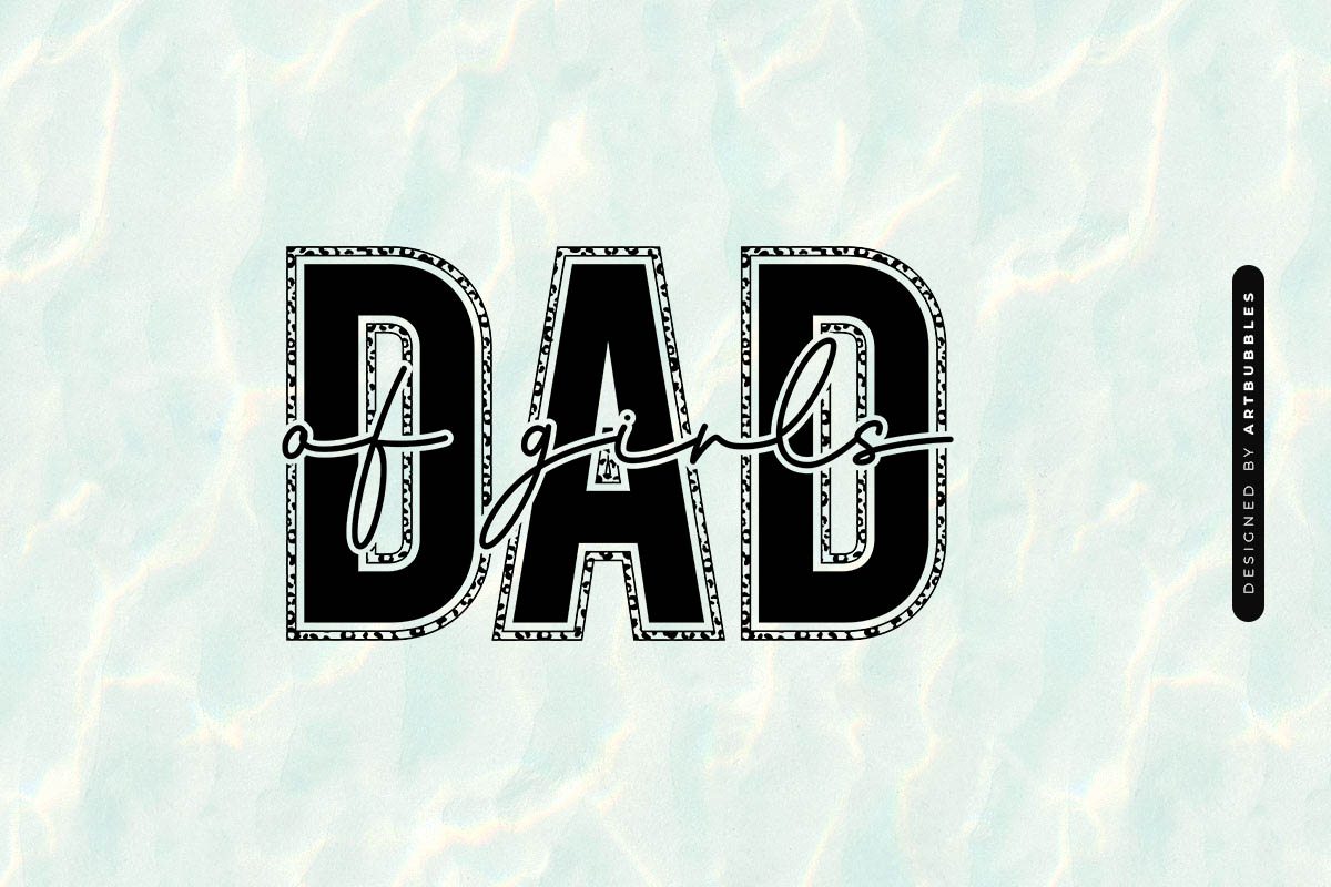 Dad of Girls - Funny Father's Day SVG Design Image.jpg
