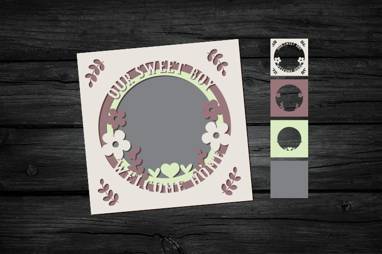 Photo Frame Papercraft Temaplate Preview 02.jpg