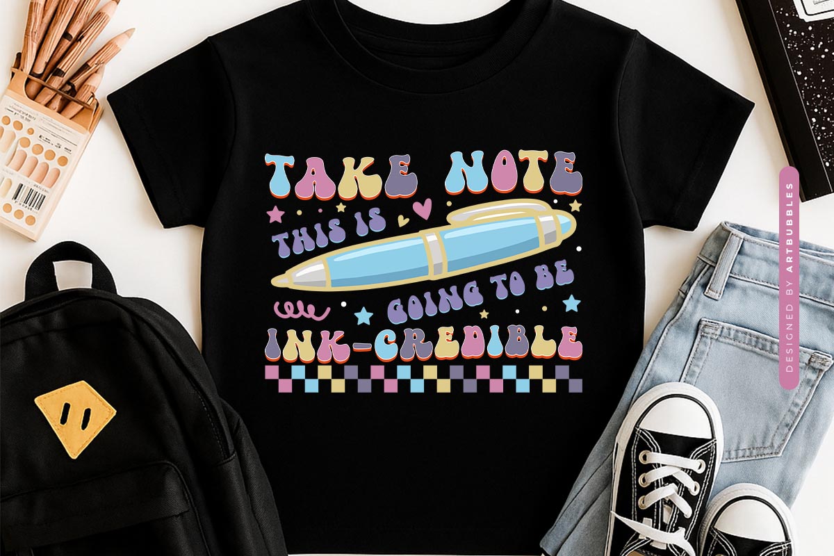 This is Going to be Ink-Credible - Back to School PNG Tshirt Mockup Image.jpg