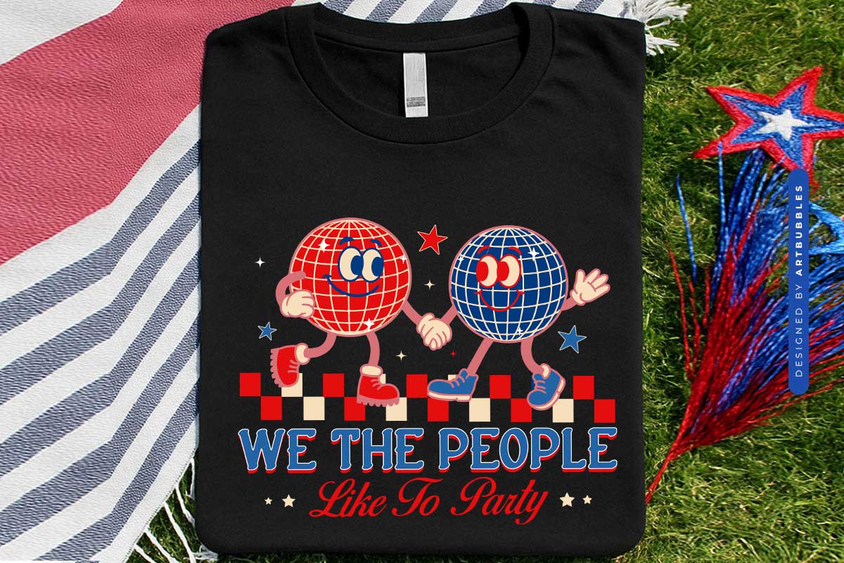 We the People Like to Party - 4th of July Sublimation Shirt Mockup Image.jpg