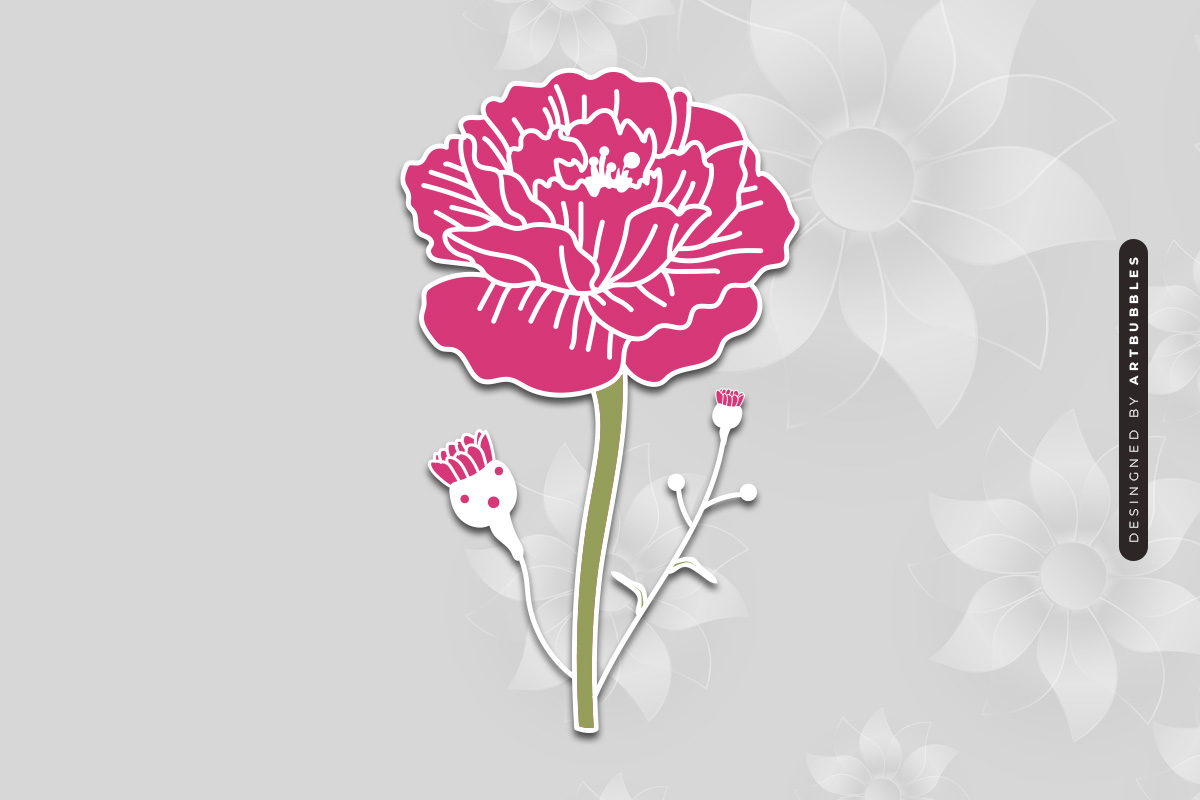 Daffodil Wildflower Laser Cut SVG Image 2.jpg