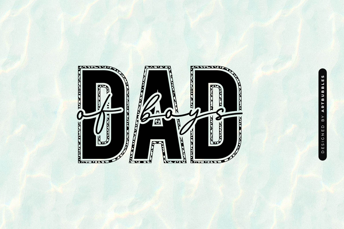 Dad of Boys - Quirky Father's Day SVG Image.jpg