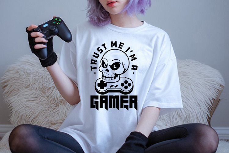 Trust Me I'm a Gamer SVG Cut File T-shirt Mockup Image.jpg