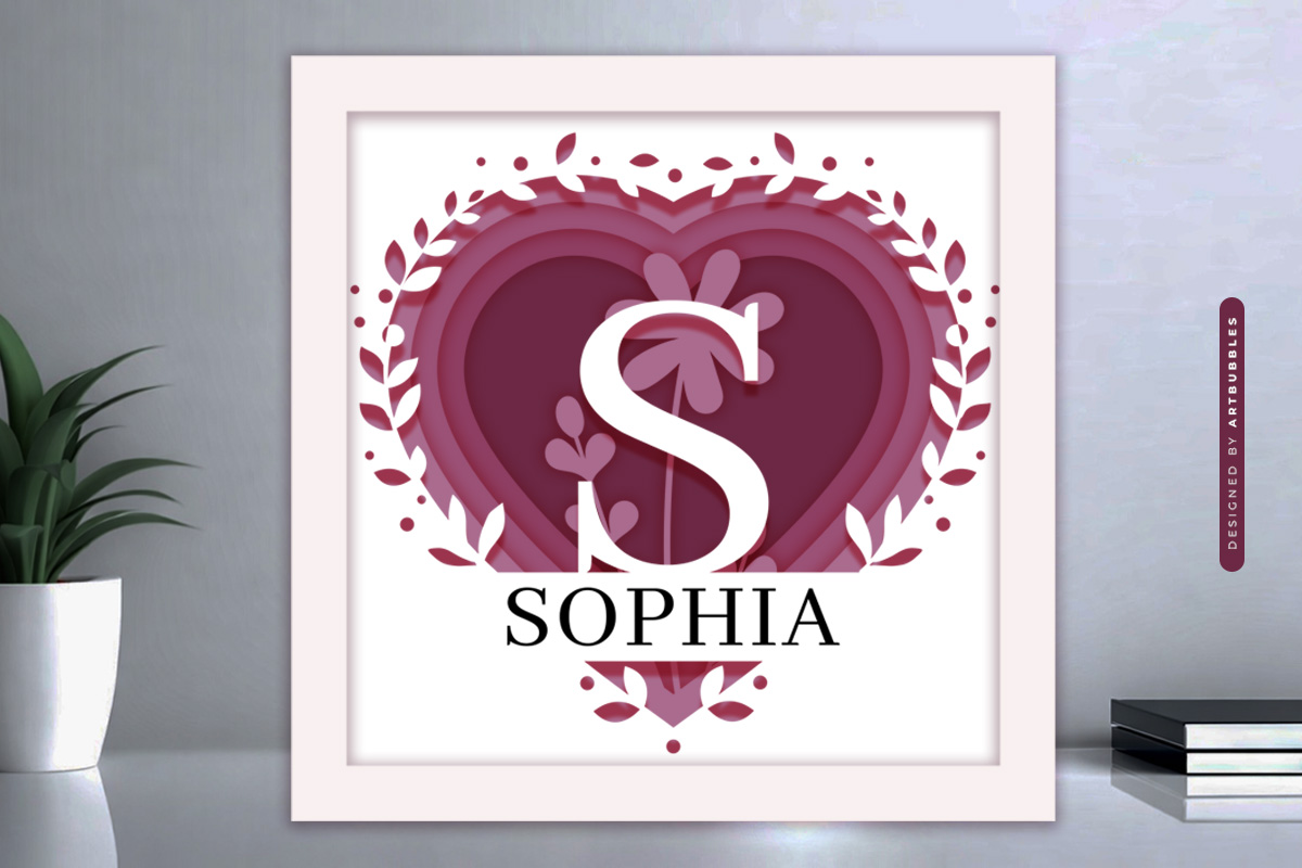3D Split Monogram Valentine Shadow Box SVG Image 3.jpg