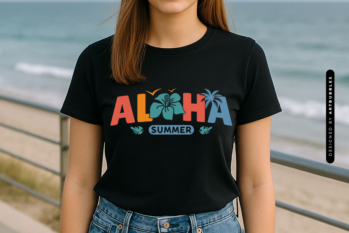 Aloha Summer SVG Cut File Tshirt Mockup Image.jpg
