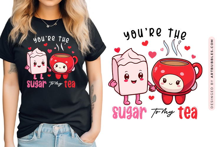 Funny Food Valentine's Day PNG Sublimation