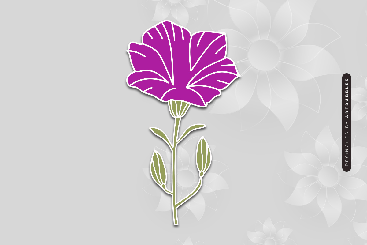 Laser Cut Petunia Flower SVG Cut File Image 2.jpg