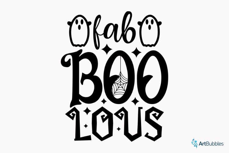 Fab Boo Lous - Halloween SVG Cut File